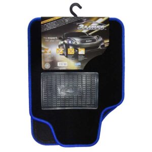 Πατάκια Μοκέτα 3-Lines Universal Μπλε 4τμχ